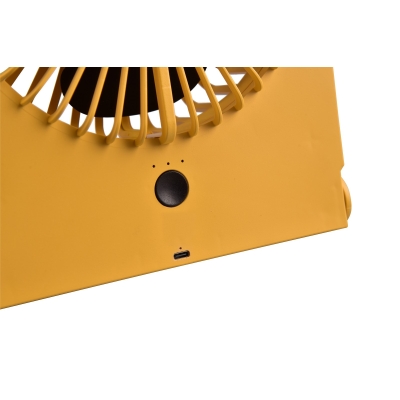 Breezy wentylator 2W żółty z USB-C R044-83