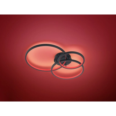 Aaron lampa sufitowa LED 36W 3000lm 3000K-6000K antracyt 652710342