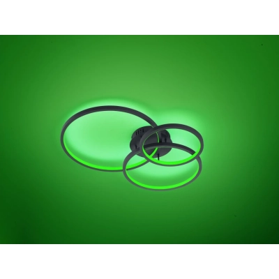 Aaron lampa sufitowa LED 36W 3000lm 3000K-6000K antracyt 652710342