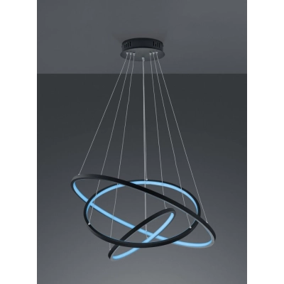 Aaron lampa wisząca LED 80W 7000lm 3000K-6000K antracyt 352710342