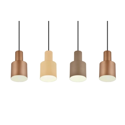 Agudo lampa wisząca 4xE27 brązowa 319400417