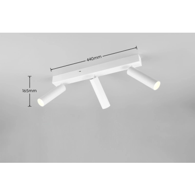 Ambala lampa sufitowa LED 3x5,5W 3x500lm 2300K, 3000K, 4000K biała 849210331
