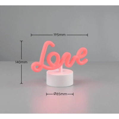 Amor lampka stołowa LED 1W biała R55931101