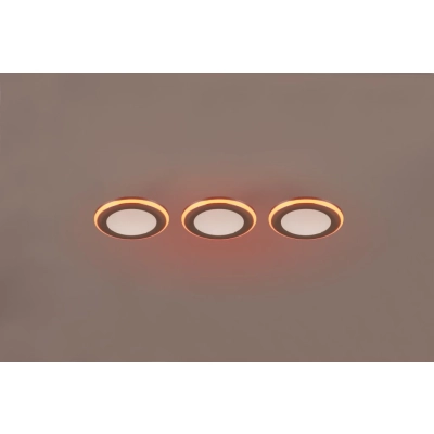 Argus lampa wbudowywana LED 3x4W, 3x1W 3x350lm 3000K srebrna 653610306