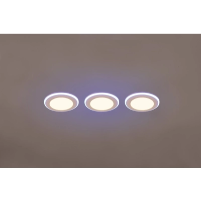 Argus lampa wbudowywana LED 3x4W, 3x1W 3x350lm 3000K biała 653610331