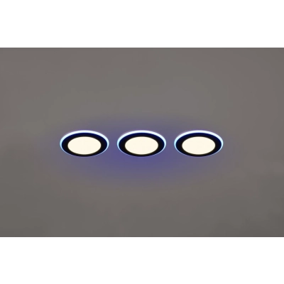Argus lampa wbudowywana LED 3x4W, 3x1W 3x350lm 3000K czarna 653610332