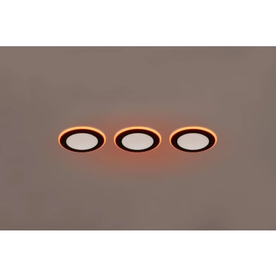 Argus lampa wbudowywana LED 3x4W, 3x1W 3x350lm 3000K czarna 653610332