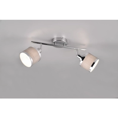 Arosa lampa sufitowa 2xE14 srebrna 812100206