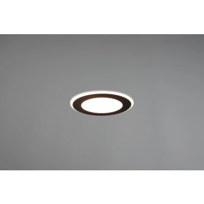 Aura lampa wbudowywana LED 10W 1040lm 3000K czarna 652410132