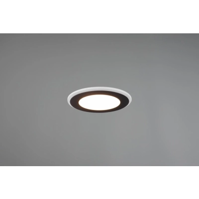 Aura lampa wbudowywana LED 10W 1040lm 3000K czarna 652410132