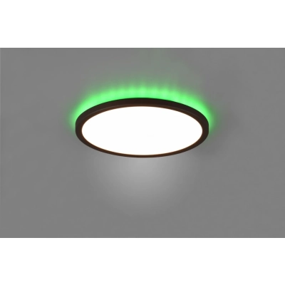Aureo lampa sufitowa LED 18W 2200lm 3000K-6500K czarna R64371132