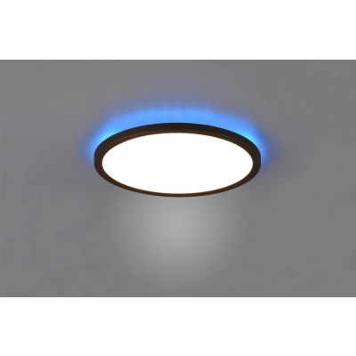 Aureo lampa sufitowa LED 18W 2200lm 3000K-6500K czarna R64371132
