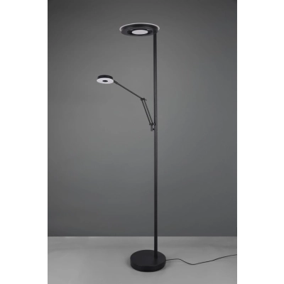 Barrie lampa podłogowa LED 32W 4000lm, 6W 600lm 2700K, 4000K czarna 424210332