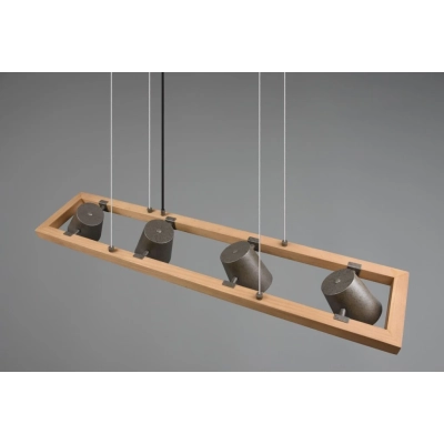 Bell lampa wisząca 4xE14 srebrna 301900467