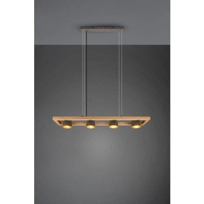 Bell lampa wisząca 4xE14 srebrna 301900467