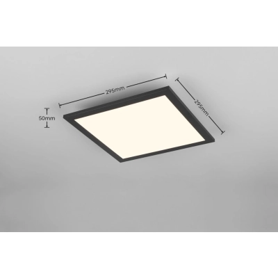 Beta lampa sufitowa LED 13W 1400lm 2700K-6500K czarna R67663032
