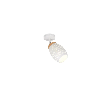 Bidar kinkiet 1xE14 biały, drewno R81571731