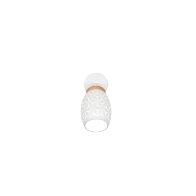 Bidar kinkiet 1xE14 biały, drewno R81571731