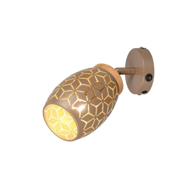 Bidar kinkiet 1xE14 brązowy, brązowy R81571765 TRIO lighting
