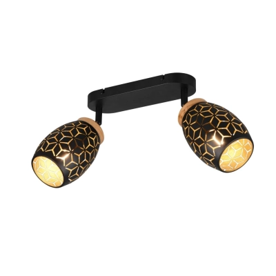 Bidar kinkiet 2xE14 złoty, czarny R81572080 TRIO lighting