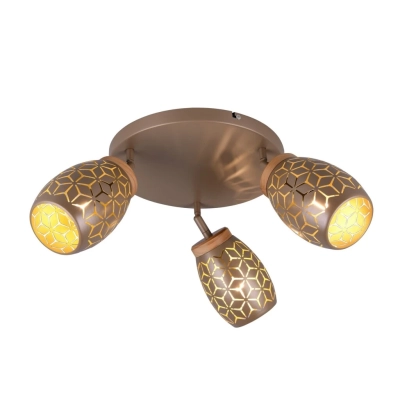 Bidar lampa sufitowa 3xE14 brązowa R61573365 TRIO lighting