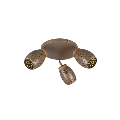 Bidar lampa sufitowa 3xE14 brązowa R61573365
