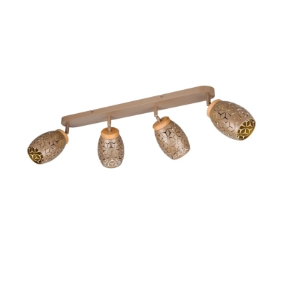 Bidar lampa sufitowa 4xE14 brązowa, brązowa R81574065