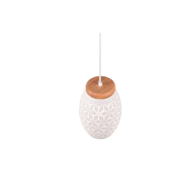 Bidar lampa wisząca 1xE27 biała R31571031