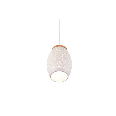 Bidar lampa wisząca 1xE27 biała R31571031