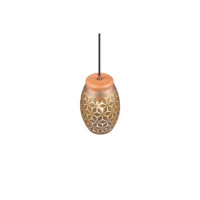 Bidar lampa wisząca 1xE27 brązowa R31571065