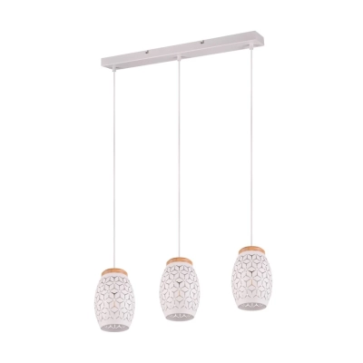 Bidar lampa wisząca 3xE27 biała R31573031