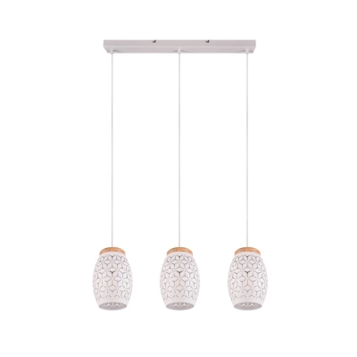 Bidar lampa wisząca 3xE27 biała R31573031