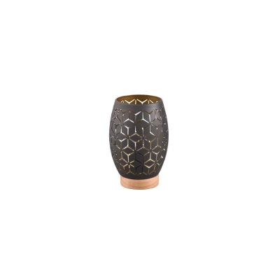 Bidar lampka stołowa 1xE27 czarna, złota R51571080