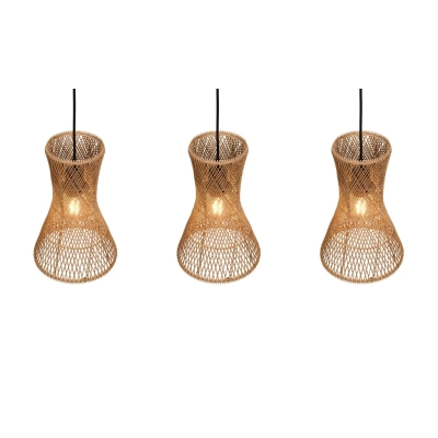 Bijou lampa wisząca 3xE27 czarna, brązowa R31833026