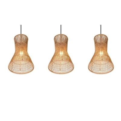 Bijou lampa wisząca 3xE27 czarna, brązowa R31833026