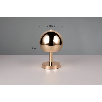 Boccia lampka stołowa 1xE27 złota 519300103