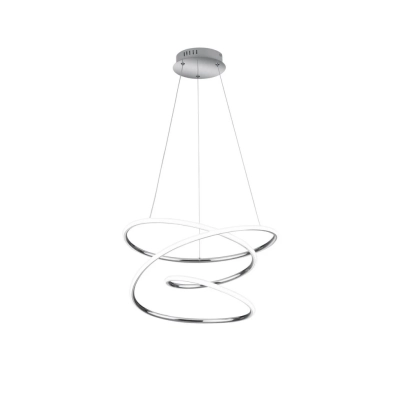Bologna lampa wisząca LED 36W 5100lm 4000K srebrna R37051106 TRIO lighting