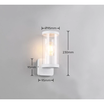 Bonito kinkiet 1xE27 biały R21596131