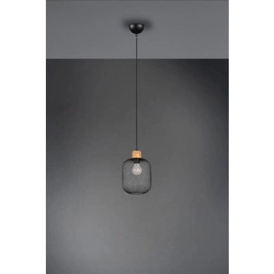 Calimero lampa wisząca 1xE27 czarna R30561032