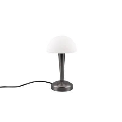 Canaria lampka stołowa 1xE14 czarna, srebrna R59561120