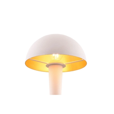 Canaria lampka stołowa 1xE14 biała, złota R59561131