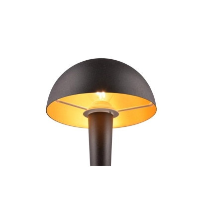 Canaria lampka stołowa 1xE14 czarna, złota R59561180