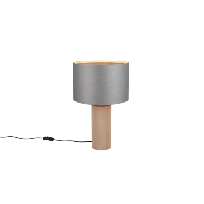 Canio lampka stołowa 1xE27 brązowa, szara 568190111 TRIO lighting