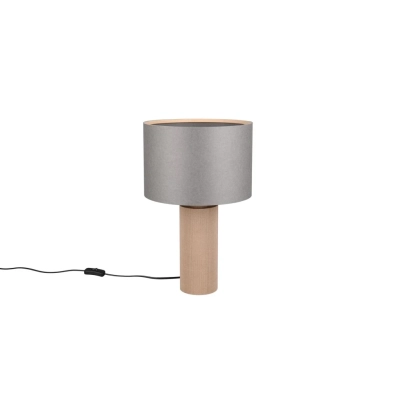 Canio lampka stołowa 1xE27 brązowa, szara 568190111