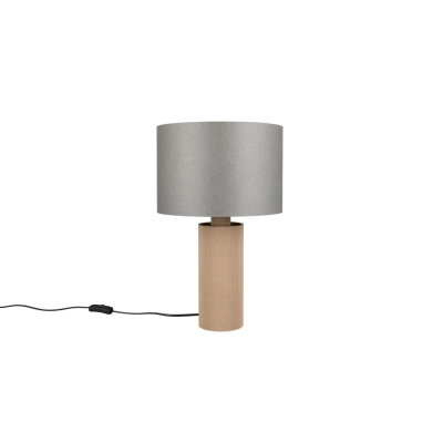 Canio lampka stołowa 1xE27 brązowa, szara 568190111