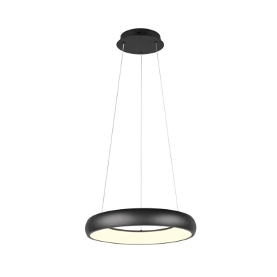 Cardona lampa wisząca LED 29W 3300lm 2300K, 3000K, 4000K czarna 349614532 TRIO lighting