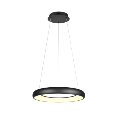 Cardona lampa wisząca LED 38W 4400lm 2300K, 3000K, 4000K czarna 349616032 TRIO lighting