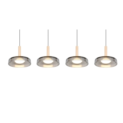Celeste lampa wisząca LED 4x7,5W 4x750lm 3000K czarna 354910432