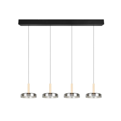 Celeste lampa wisząca LED 4x7,5W 4x750lm 3000K czarna 354910432