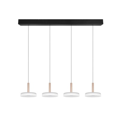 Celeste lampa wisząca LED 4x7W 4x750lm 3000K brązowa, czarna 354910465